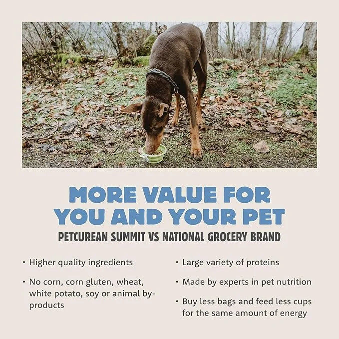 Range Rotisserie, Dry Dog Food, Chicken Meal and Turkey Meal Adult Recipe with Grains, 5 lb Bag - Product Image