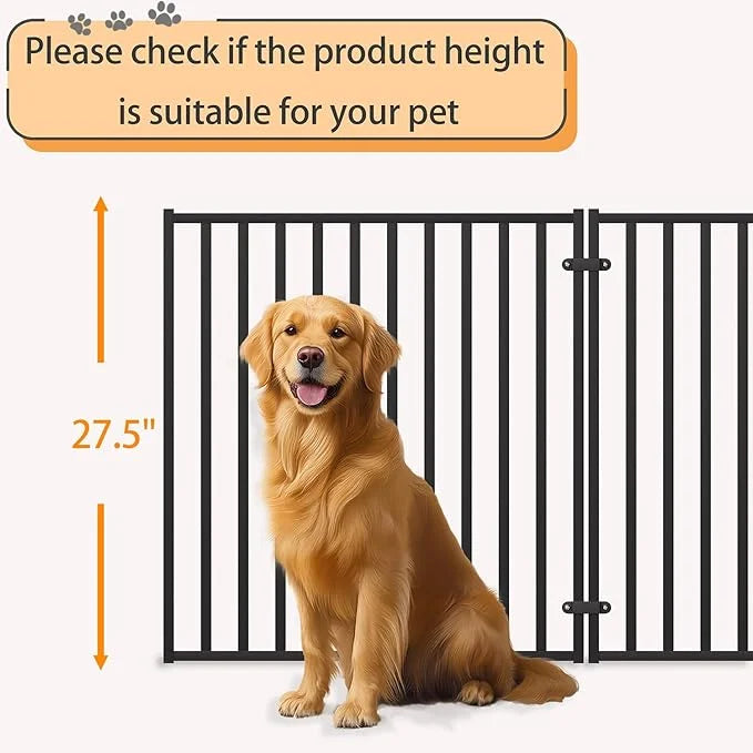 Steel Tube Heavy Anti-Bite Large Dog Crate with Mat Base, 48" L x 28" H Dog Crates for Medium Large Dogs, Big Dog Cage, Do...