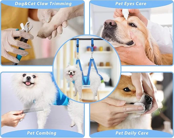RHD Dog Grooming Hammock Harness for Small Dog and Cats, Dog Grooming Sling, Pet Grooming Hammock, Pet Grooming Supplies K...