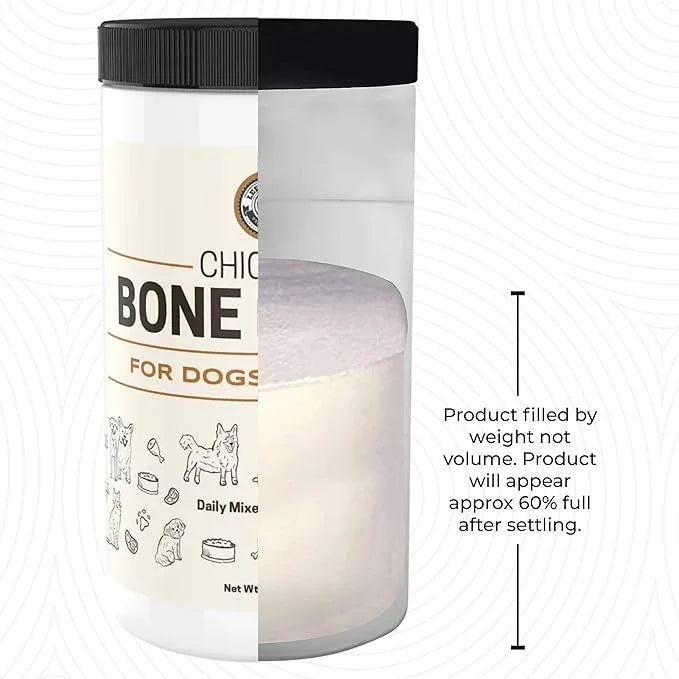 8oz Chicken Bone Broth Powder for Dogs and Cats – Premium Human Grade Chicken Broth Topper for Picky Eaters –Supports Join...