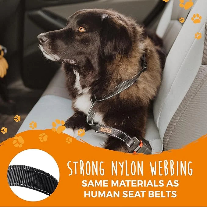 Mighty Paw Dog Car Safety Belt - Dog Seatbelt Ensures Pet Protection While Driving - Seatbelt for Dogs for Car - Dog Vehic...