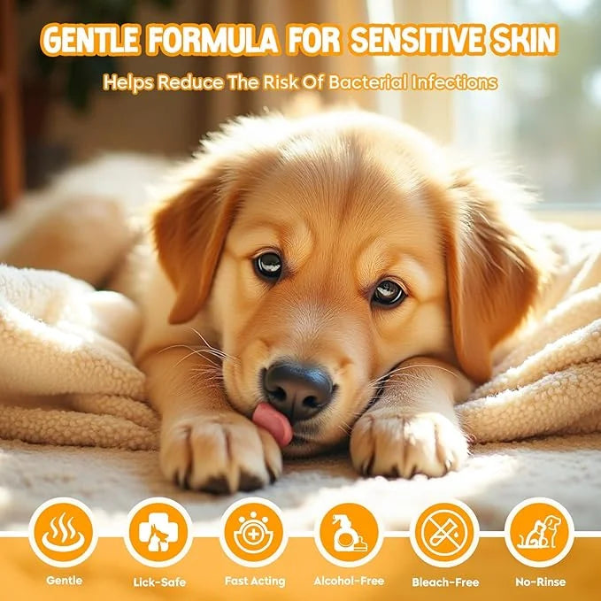 NEENCE Extra Thick Pet Glove Wipes for Dogs & Cats, Dog Washing Gloves Cleaning Deodorizing for Paws,Butt and Body, Cat Ba...