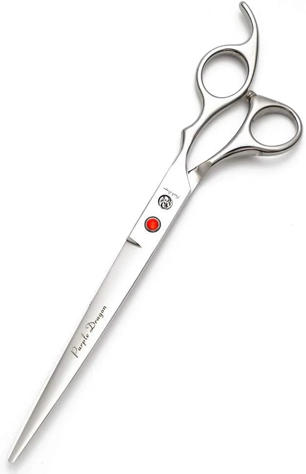 Purple Dragon 4“/5"/5.5"/6"/6.5"/7"/7.5"/8"/9"/10" Sharp Edge Salon Hair Cutting Shears - Pet/Dog Grooming Scissors with B...