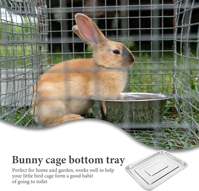BESPORTBLE Heavy Duty Replacement Dog Crate Pan - Chew-Resistant Metal Tray for Pet Kennels Durable Floor Protection Easy ...