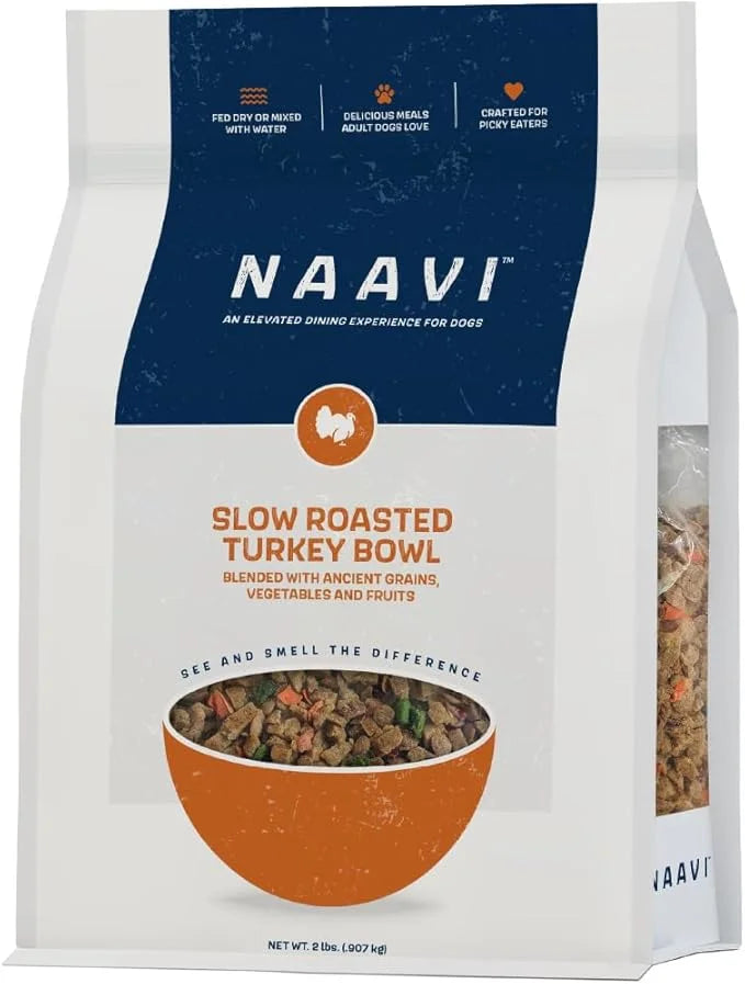 Slow Roasted Turkey Bowl with Ancient Grains, Vegetables & Fruits, Premium Dog Food Topper for Adult Dogs - 2lb - Product ...