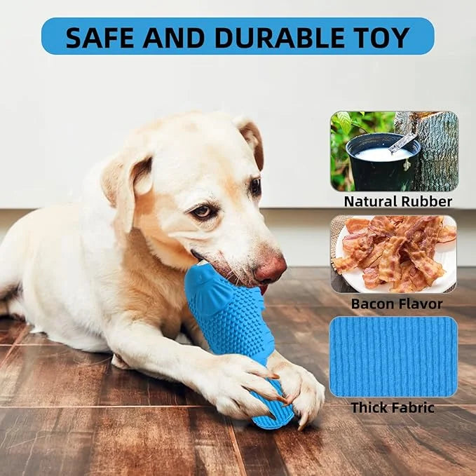 WinTour Dog Chew Toys for Aggressive Chewers, Squeaky Dog Toys, Almost Indestructible Dog Toys for Aggressive Chewers, Dur...