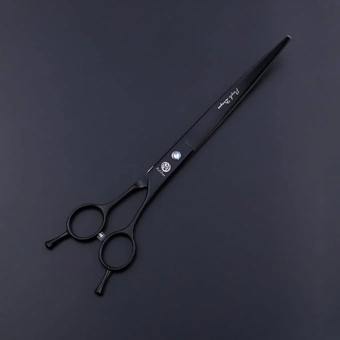 Purple Dragon 8.0 inch Professional Dog Grooming Hair Cutting Scissor &Curved Scissor&Chunker Shear Kit with Bag - for Pet...