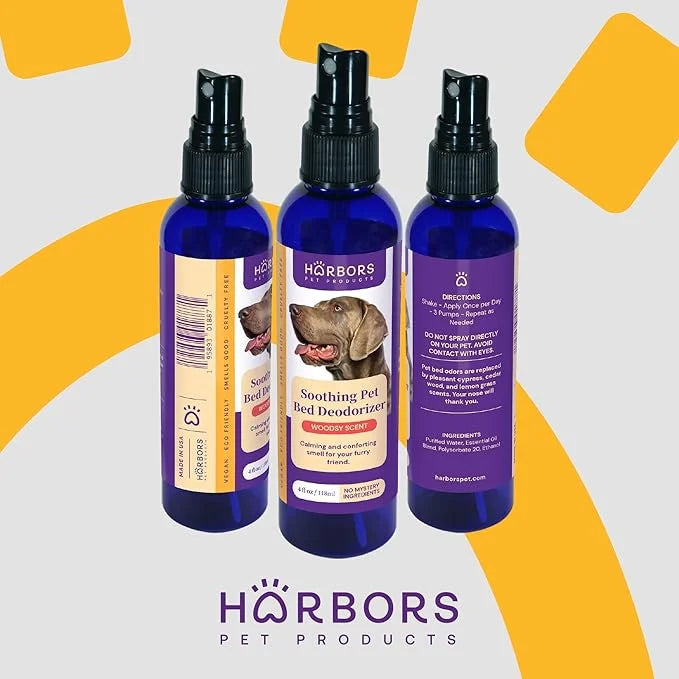 Harbors Soothing Pet Bed Deodorizer - Pet Aromatherapy | Deodorizers Pet Bed and Calms and Soothes Your Pet | 100% Satisfi...