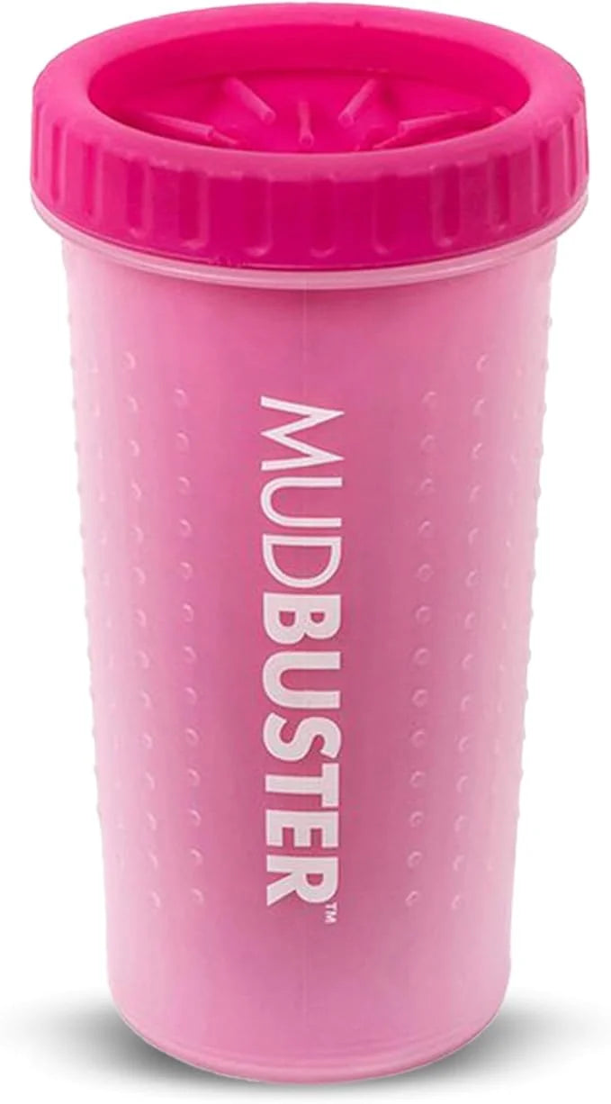Dexas MudBuster Portable Dog Paw Cleaner, Pink Large Pet Supplies and Accessories - Product Image