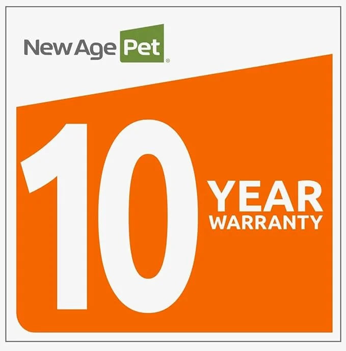 New Age Pet ECOFLEX Dog Crate End Table - Furniture-Style Pet Crate for Crate Trained Dogs - Stainless Steel Tubing & a La...