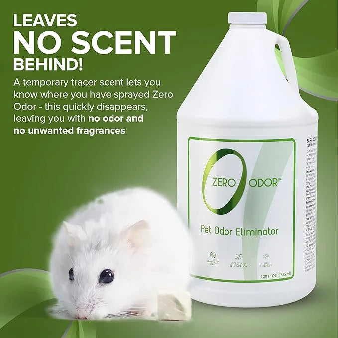 Zero Odor - Pet Odor Eliminator for strong odor, Eliminate Air & Surface Odors – Patented Molecular Technology Best For Ca...