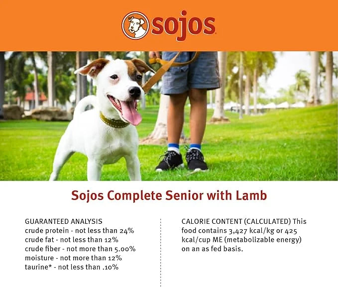 SOJOS Complete Lamb Recipe Dehydrated Dog Food, 1.75 lb, Pink - Product Image