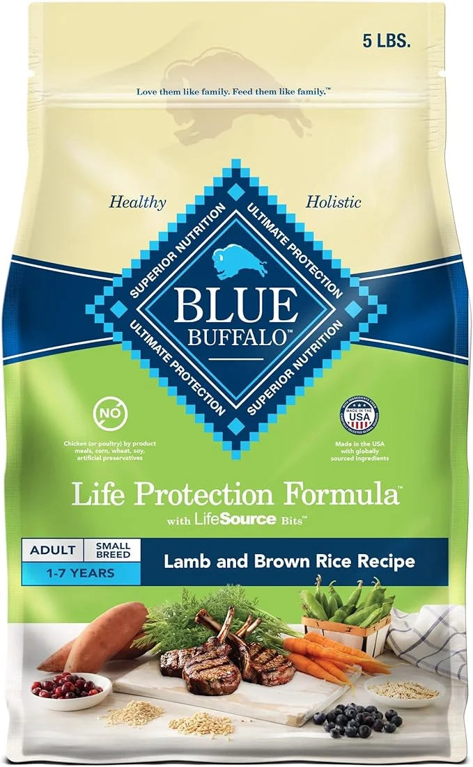 Blue Buffalo Life Protection Formula Adult Small Breed Dry Dog Food, Supports High Energy Needs, Made with Natural Ingredi...