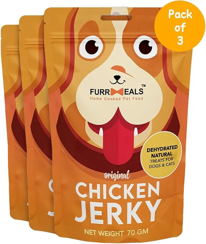 Original Chicken Jerky | High Protein Low Fat | Natural Treat for Dogs & Cats | Zero Preservative Human Grade Dog Treat | ...