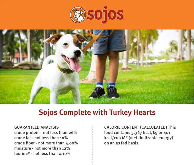 Sojos Natural Pet Food Complete Turkey Recipe Dehydrated Dog Food, 7 lb, Blue - Product Image