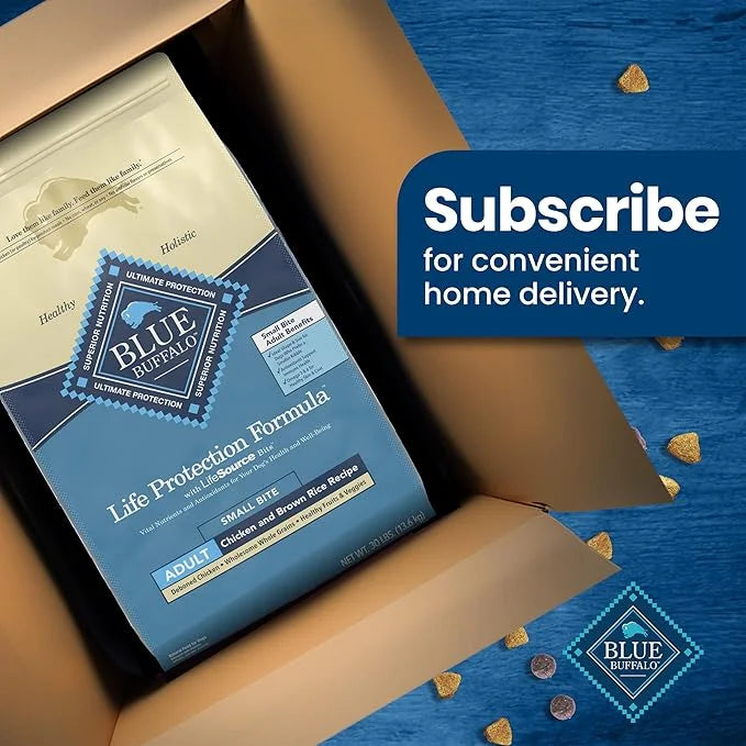 Blue Buffalo Life Protection Formula Adult Small Bite Dry Dog Food, Helps Build and Maintain Strong Muscles, Made with Nat...