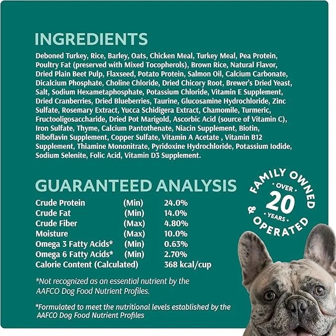 OPtimeal Dry Dog Food for Medium Dogs - Proudly Ukrainian - Dog Food Dry Recipe with High-Protein to Support Healthy Diges...