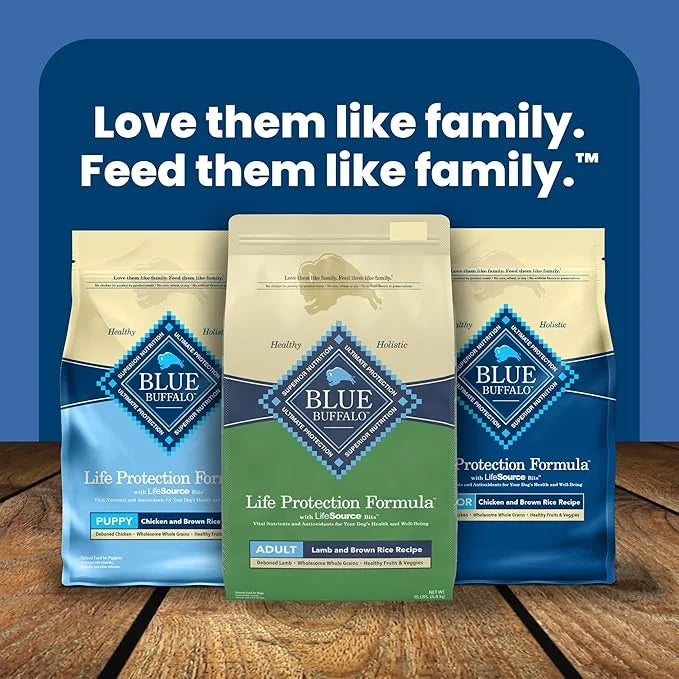 Blue Buffalo Life Protection Formula Adult Dry Dog Food, Helps Build and Maintain Strong Muscles, Made with Natural Ingred...