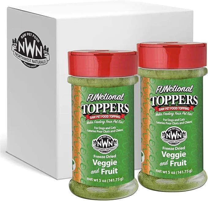 Northwest Naturals Freeze-Dried Veggie & Fruit Functional Topper - for Dogs & Cats - Healthy, Limited Ingredients, Human G...