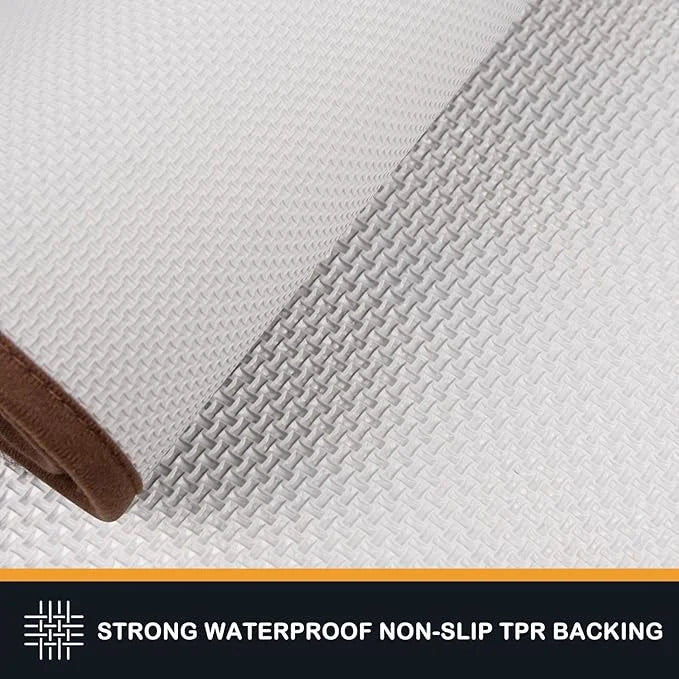 PURRUGS Dirt Trapper Door Mat 24" x 59.5", Non-Slip/Skid Machine Washable Entryway Rug, Dog Door Mat, Super Absorbent Welc...
