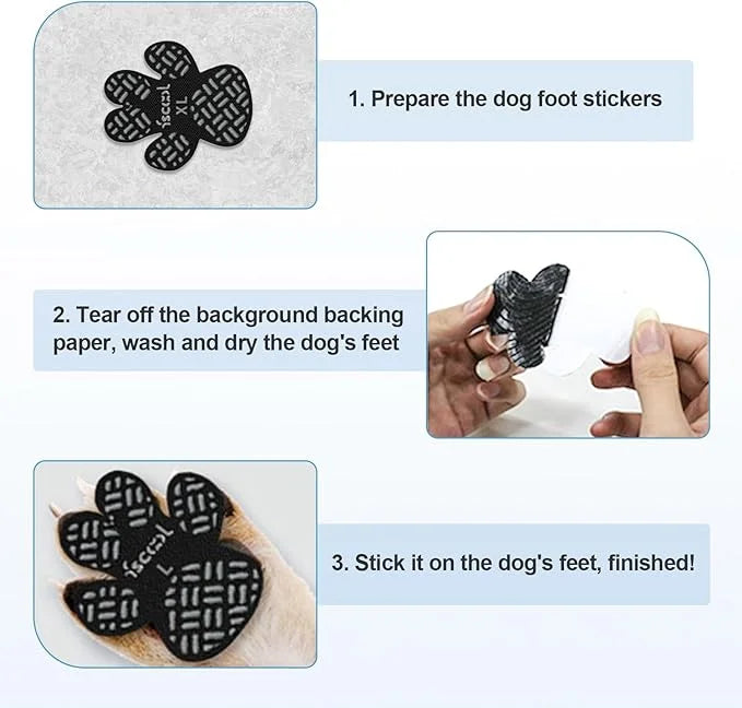 Paw Protection Anti-Slip Handle Prevents Your Dog from Slipping on Hardwood Floors,Perfect for hot Roads,Disposable self A...