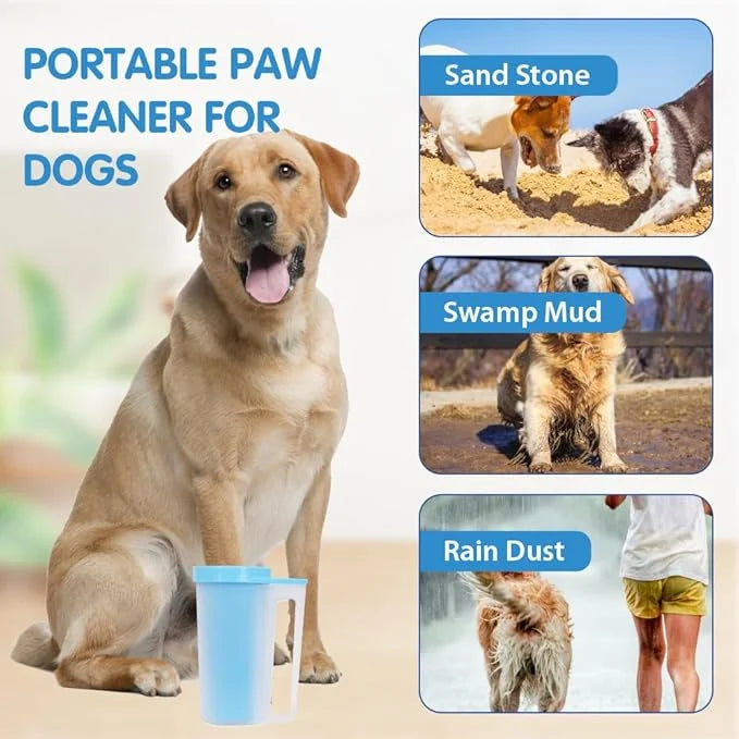 Portable Paw Washer - Fast Clean Foot Cleaner for Small, Medium and Large Dogs and Cats - Product Image