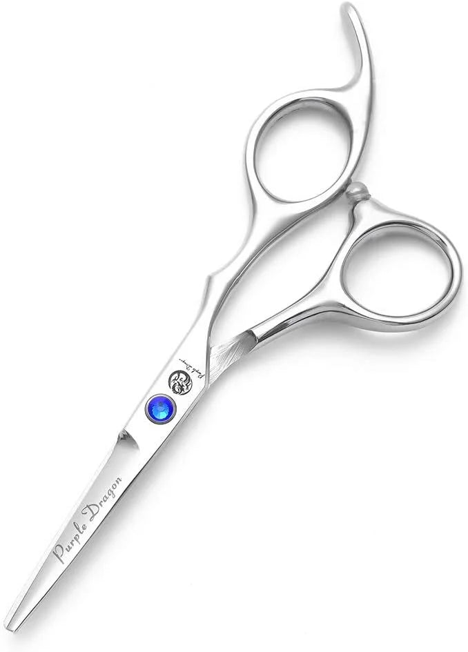 Purple Dragon 4“/5"/5.5"/6"/6.5"/7"/7.5"/8"/9"/10" Sharp Edge Salon Hair Cutting Shears - Pet/Dog Grooming Scissors with B...