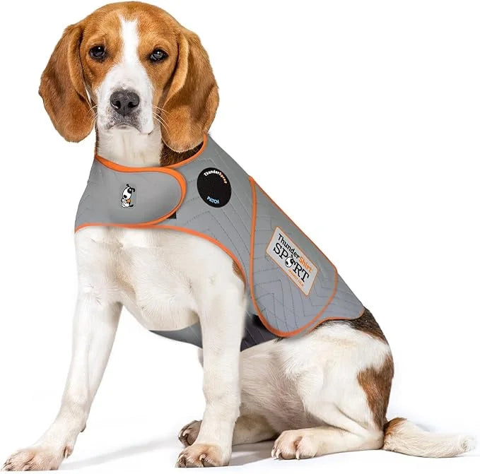 ThunderShirt for Dogs, Medium, Platinum Sport - Dog Anxiety Relief Calming Vest - Product Image
