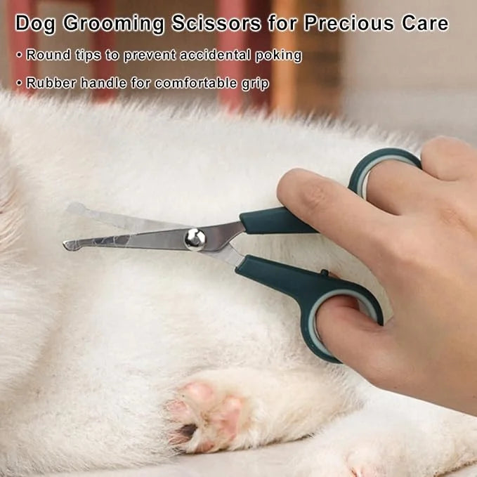 Pet Nail Clippers Trimmer and Grooming Kit, 8 Pieces Pet Grooming Kit - Dematting Comb,Slicker Brush,dog nail trimmer,coll...