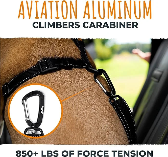 Mighty Paw Dog Car Safety Belt - Dog Seatbelt Ensures Pet Protection While Driving - Seatbelt for Dogs for Car - Dog Vehic...