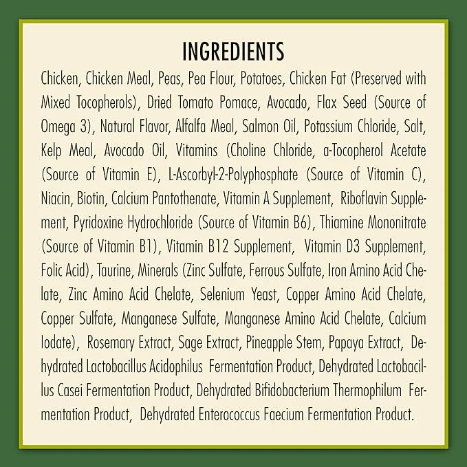 AvoDerm Natural Grain Free Chicken and Vegetables Recipe All Life Stages Dry Dog Food 24 lb (Pack of 1) - Product Image