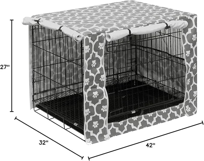 Dog Crate Cover Kennel Dogs Covers fits Small Medium Large crates cage Heavy Nylon Waterproof soundproof Indoor Outdoor - ...