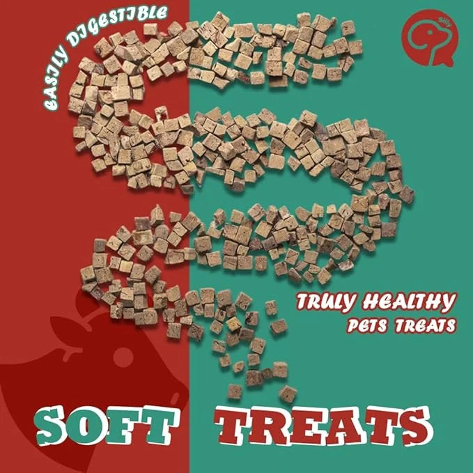 18oz Freeze Dried Beef Liver Dog Treats & Healthy Snacks for Cat,100% Raw Beef Liver Cut Into Pieces,Soft Treats for Train...