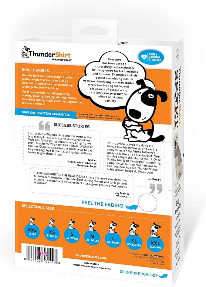 ThunderShirt for Dogs, XX Large, Platinum Sport - Dog Anxiety Relief Calming Vest - Product Image