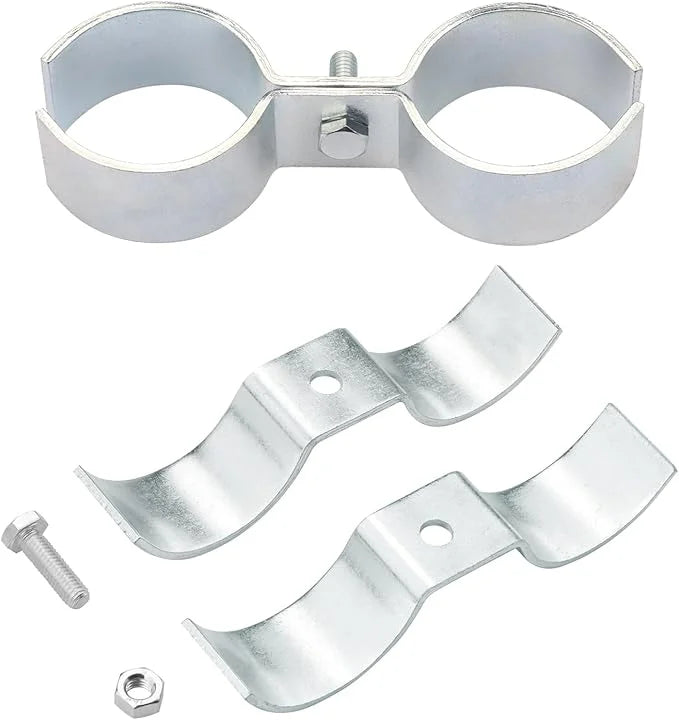 12 Packs 1 Inch Kennel Clamps, Saddle Clamps, dog kennel clamps, by GENHAKON - Product Image