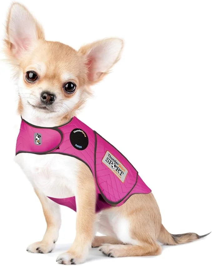 ThunderShirt for Dogs, XX Small, Fuchsia Sport - Dog Anxiety Relief Calming Vest - Product Image