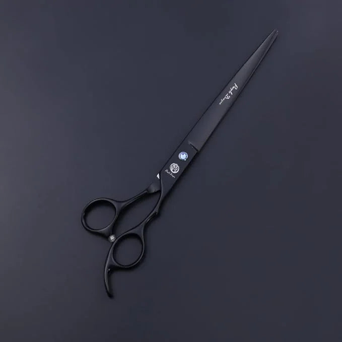 Purple Dragon 8.0 inch Professional Dog Grooming Hair Cutting Scissor &Curved Scissor&Chunker Shear Kit with Bag - for Pet...