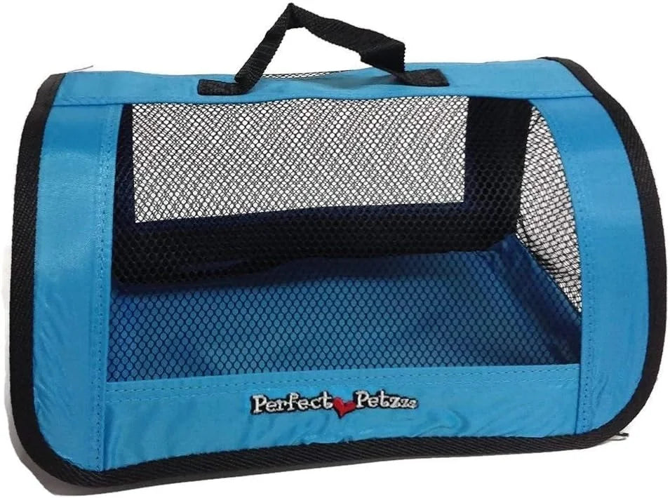 Tote for Lifelike Stuffed Interactive Pet Dogs and Cats, Nylon and Mesh Carrier for Pet Animals,Zippered Carrying Case Acc...