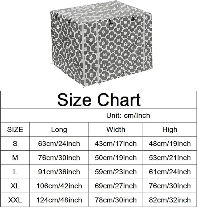 Dog Crate Cover Kennel Dogs Covers fits Small Medium Large crates cage Heavy Nylon Waterproof soundproof Indoor Outdoor - ...
