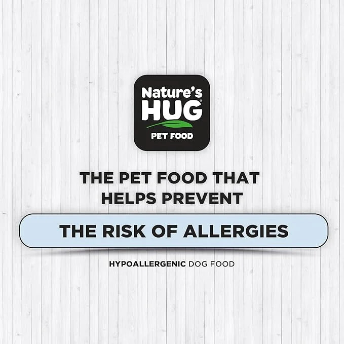 Nature's HUG Dry Dog Food, Puppy-Medium & Large Breeds, 20 lb. Bag, Chicken Flavor Plant-Based Protein Vegetarian Kibble, ...