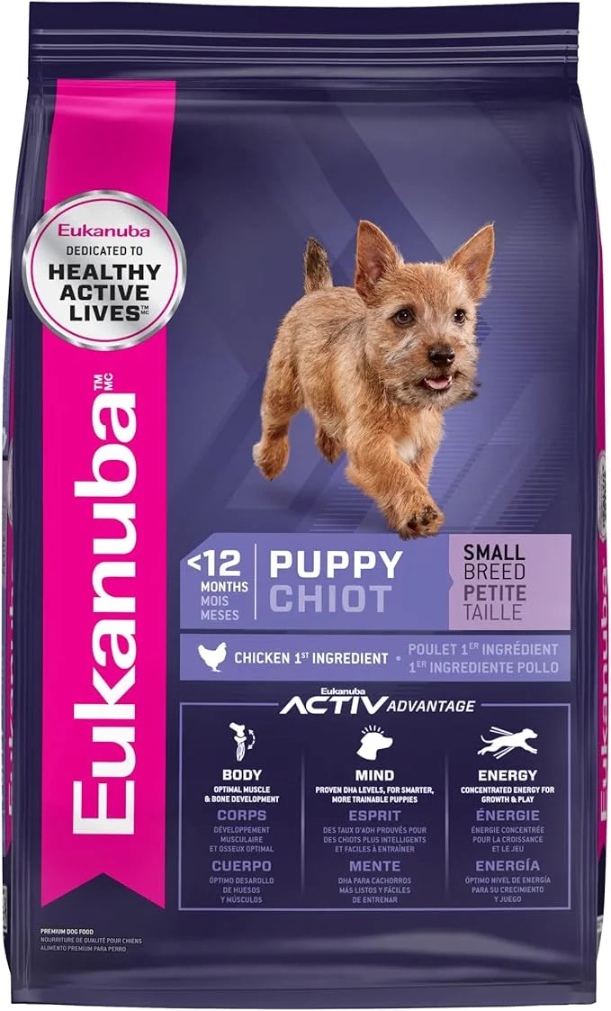 Eukanuba Puppy Small Breed Dry Dog Food, 28 lb Bag - Product Image