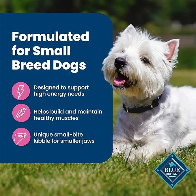 Blue Buffalo Life Protection Formula Adult Small Breed Dry Dog Food, Supports High Energy Needs, Made with Natural Ingredi...