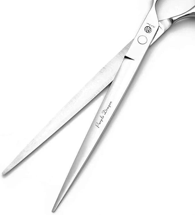 Purple Dragon 5"/5.5"/6"/6.5"/7"/7.5"/8"/9"/10" Sharp Edge Hair Cutting Shears Pet/Puppy/Cat Grooming Scissors with Bag - ...