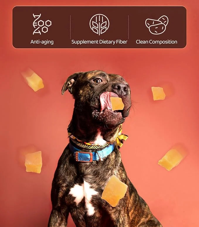 16OZ Sweet Potato Dog Training Treats,Potato Cube Dog Training Treats Reward Snacks for Small Medium Large Dogs, High Prot...