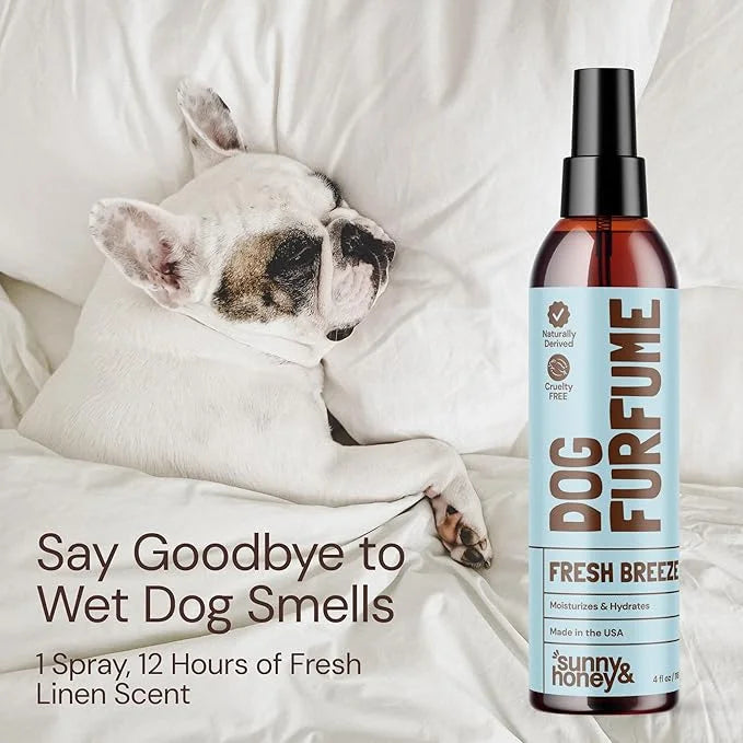 Sunny & Honey 4oz Dog Perfume Spray Long Lasting - Deodorizing, Detangling & Hydrating - Dog Cologne - pH Balanced - Spray...