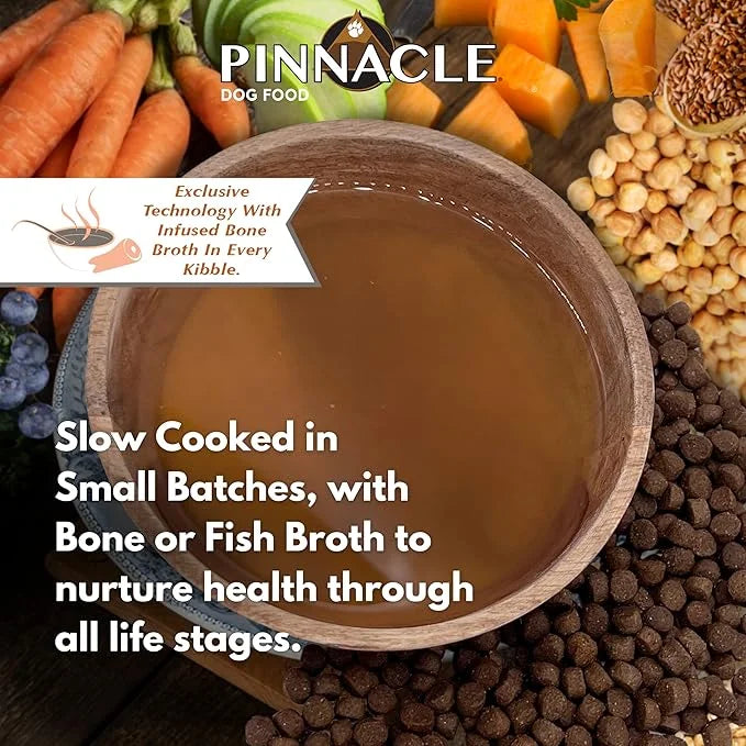 Pinnacle Trout & Pumpkin Dry Dog Food 22 lb, Infused with Broth - Product Image