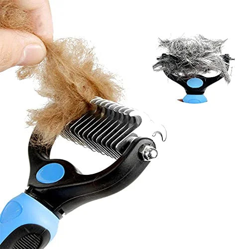 pets grooming tools (PPGT-002 pink) Premium Pet Dematting Comb – Exceptional Grooming Accessory for Pets - Product Image