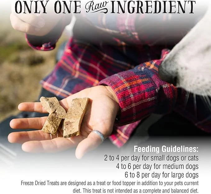 Northwest Naturals Raw Rewards Freeze-Dried Beef Heart Treats for Dogs and Cats - Bite-Sized Pieces - Healthy, 1 Ingredien...