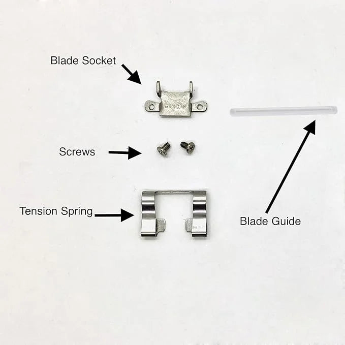 10 Pack Dog Clippers Blade Guide Replacement Spare Parts 35mm Plastic Strip Guides for Andis Oster Wah KM-10 A5 Series Pet...