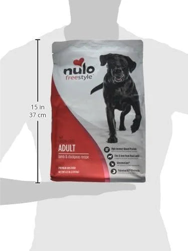 Nulo Adult Grain Free Dog Food: All Natural Dry Pet Food For Large And Small Breed Dogs (Lamb, 4.5Lb) - Product Image